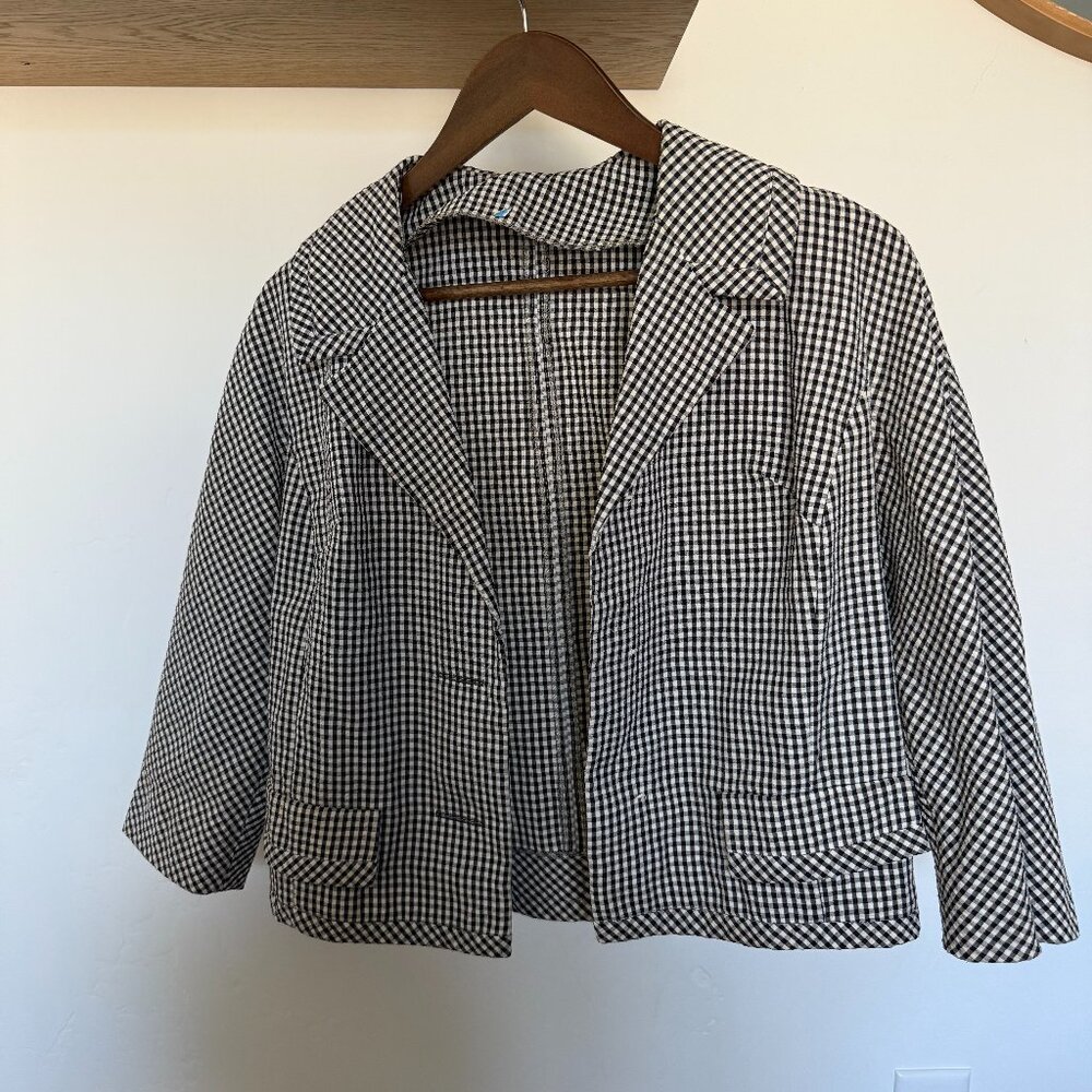 Vintage Gingham Seersucker jacket